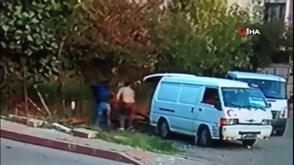 Sancaktepe'de inşaat demiri çalan hırsızlar kamerada