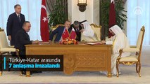 Türkiye-Katar arasında 7 anlaşma imzalandı