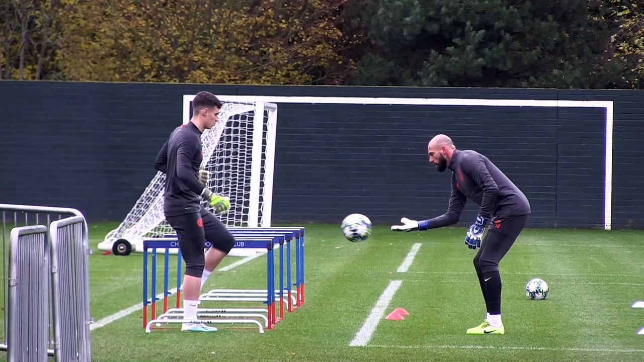 Kante And Lampard ALL SMILES In FULL Chelsea TRAINING | Valencia Preview
