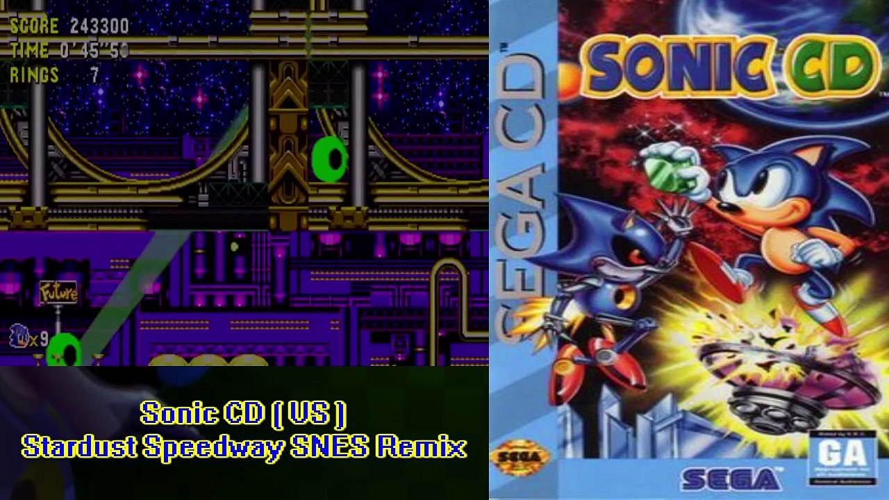 Sonic CD - ( US ) Stardust Speedway Present [ SNES remix ]