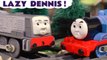 Thomas the Tank Engine Dennis with Funny Funlings and DC Comics and Marvel Avengers in this Toy Story Family Friendly Full Episode English