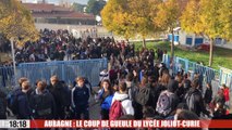 Aubagne : colère des profs et lycéens à Joliot-Curie