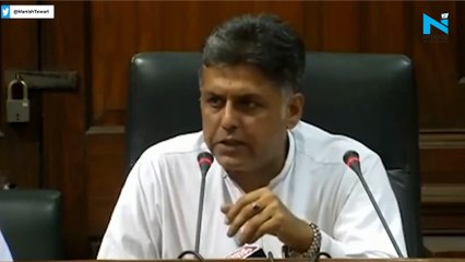 "Did President apply his mind?" Congress's Manish Tewari on Maharashtra
