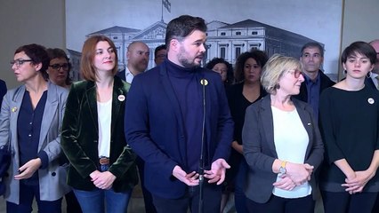 Rufián se jacta de que es más fácil negociar con Sánchez «cuando no puede elegir y está derrotado
