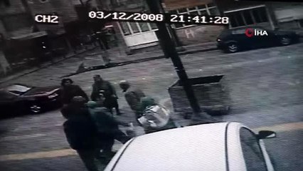 Trafikte kadına şiddet kamerada