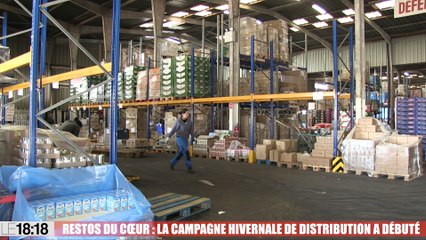 Restos du Cœur : la campagne hivernale de distribution a débuté