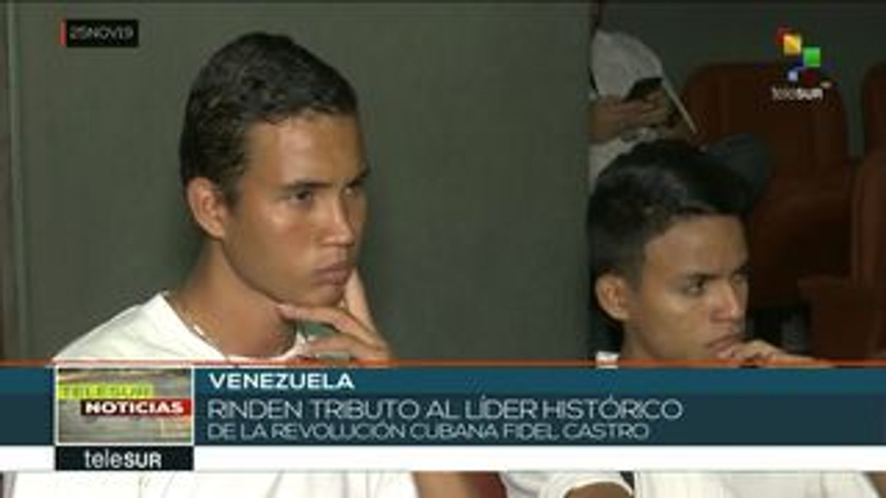 Venezuela: rinden tributo a Fidel Castro a tres años de su partida