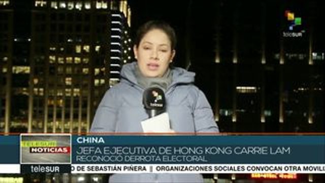China: oposición vence en elecciones distritales de Hong Kong