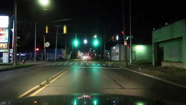 DETROIT EAST SIDE PROJECTS AT NIGHT