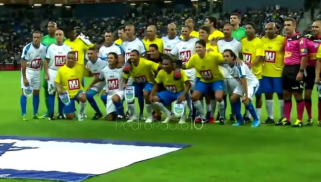 SHOW DE RONALDINHO E KAKÁ NO SHALOM GAME! Ronaldinho & Ricardo Kaká vs Israel Legends 29-10-2019