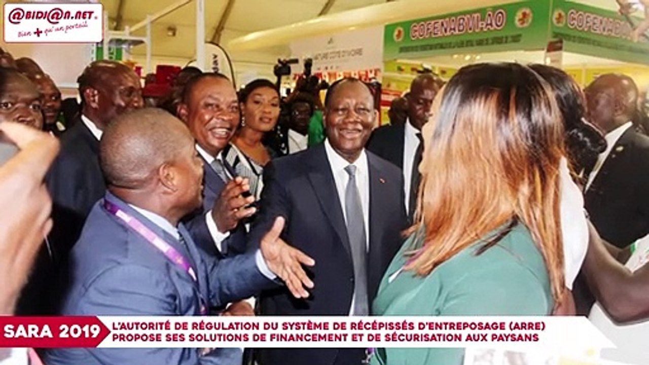 SARA 2019 : L’Autorité de Régulation du système de Récépissés d’Entreposage (ARRE) propose ses solutions de financement des matières premières agricoles et la sécurisation des revenus des paysans