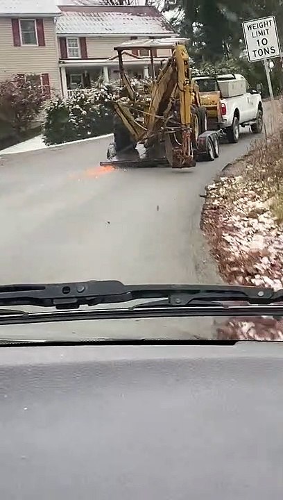 Flat Tire on a Heavy Trailer