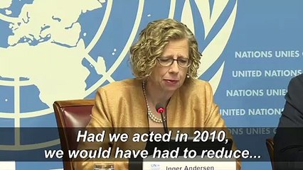 Slash emissions now or face climate disaster, UN warns