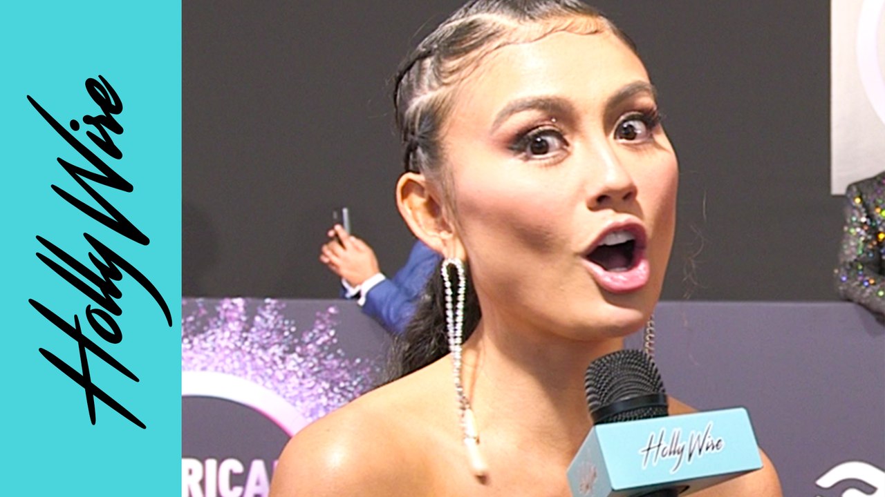Agnez Mo Talks Song "Diamonds" with French Montana at the American Music Awards!
