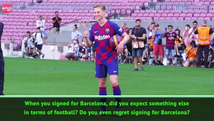 De Jong doubles down on Barca switch