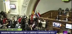 Diputados del PP, abucheados por chavistas en la Asamblea de Venezuela