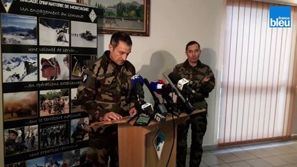 Hommage du général Pierre-Joseph Givre aux commandos montagne morts au Mali