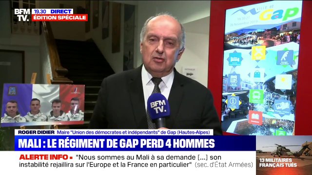 Leur engagement est au service de notre nation, nous ne pourrons jamais l'oublier. Roger Didier a rendu hommage aux militaires tués au Mali et basés au régiment de Gap