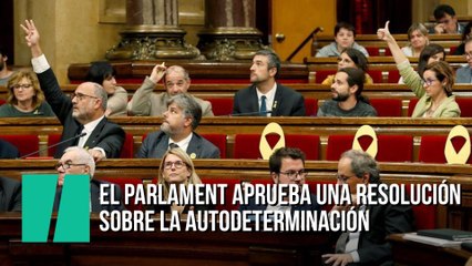 El Parlament desoye al Constitucional y aprueba una resolución sobre la autodeterminación