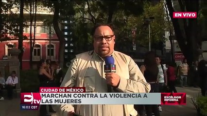 Despliegan operativo por marcha contra la violencia a las mujeres