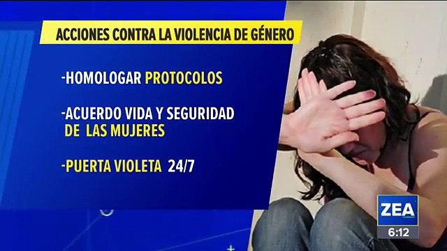 Gobierno presenta acciones contra la violencia de género