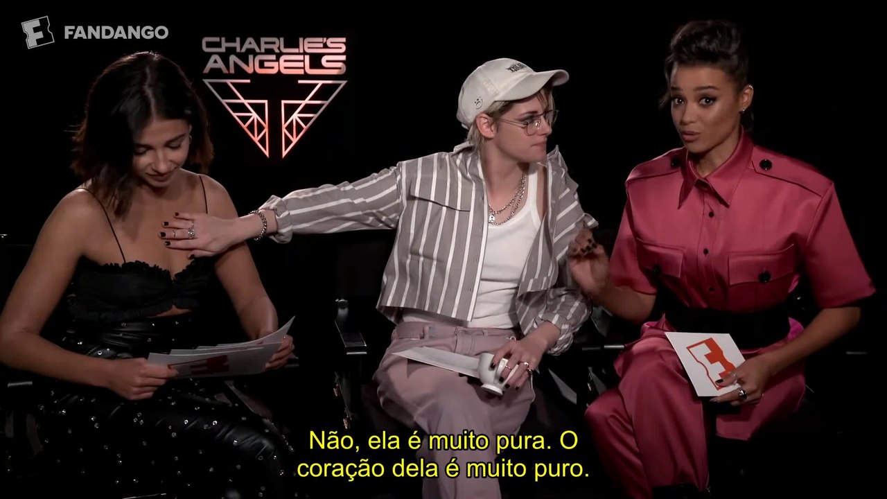 [LEGENDADO] Elenco de As Panteras em entrevista para o Fandango