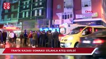 Çekmeköy’de trafik kazası sonrası silahla ateş edildi: 1 yaralı 2 gözaltı