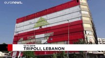 ماندگار کردن خاطرۀ اعتراضات لبنان با هنر نقاشی دیواری