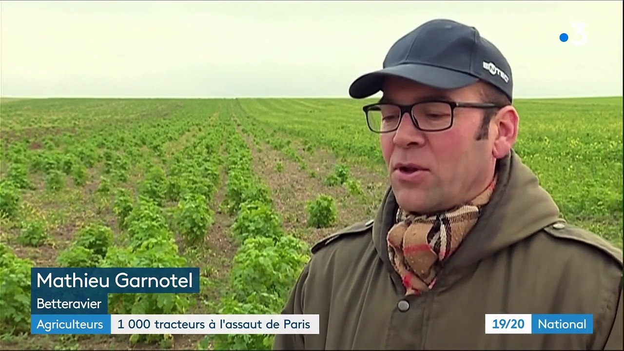 Agriculteurs : 1 000 tracteurs à l'assaut de Paris