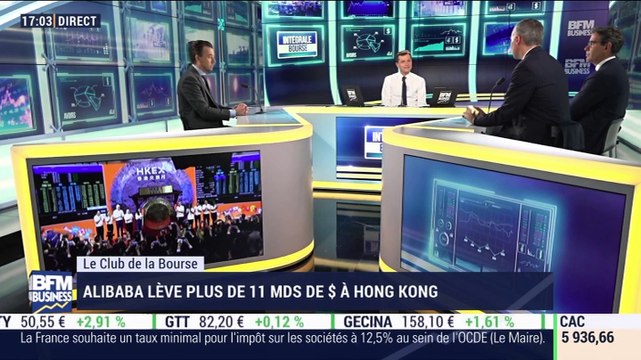 Le Club de la Bourse: Alibaba lève plus de 11 milliards de dollars à Hong Kong - 26/11