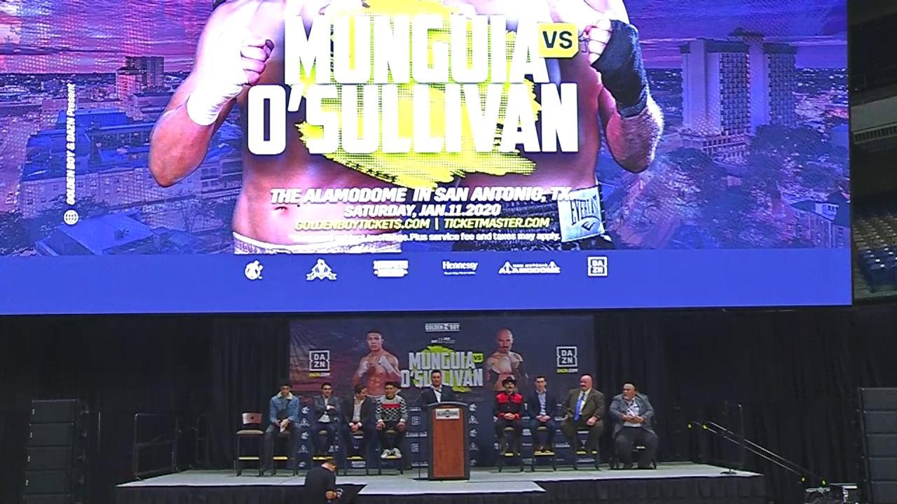 #MunguiaOSullivan - full press conference
