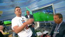 Roncero le canta a Soria el himno del Real Madrid