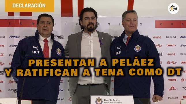 En Chivas presentaron oficialmente a Peláez y ratificaron a Luis Fernando Tena como DT | Conferencia