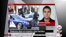 Deja balacera un policía municipal muerto y dos heridos en Minerales del Sur