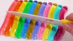 Kids Learn How To Make All Colors Pudding Jelly Soft Stick DIY Learn Colors Slime Foam Clay Glitter Ice Cream Toys For Kids