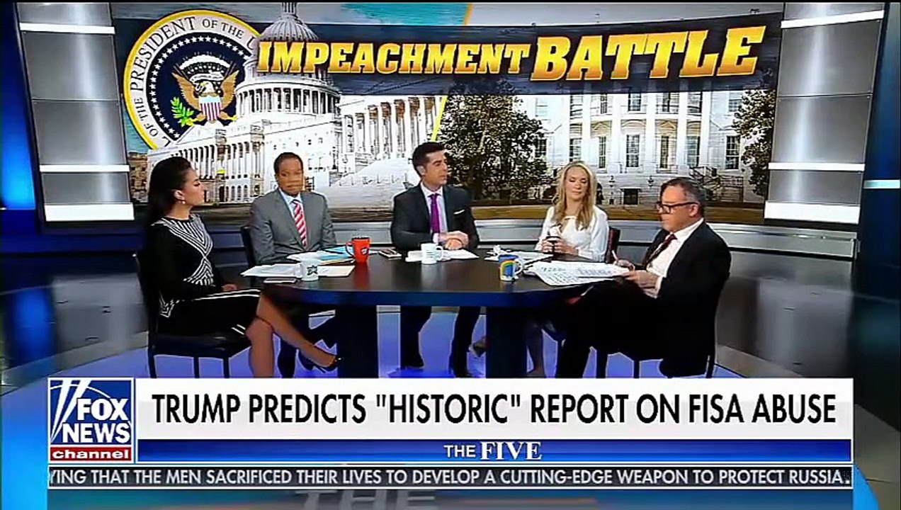 The Five 11-22-19 - Breaking Fox News November 22, 2019