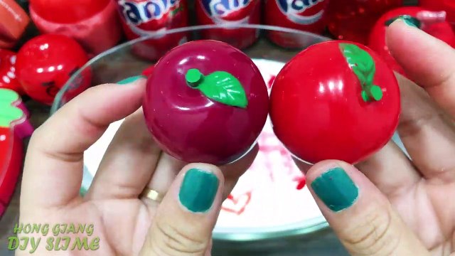Series RED FANTA Slime | Mixing Random Things into GLOSSY Slime | Satisfying Slime s #647