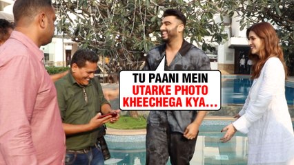 Arjun Kapoor FUN MOMENTS With The Media| Panipat Movie Promotions| Kriti Sanon