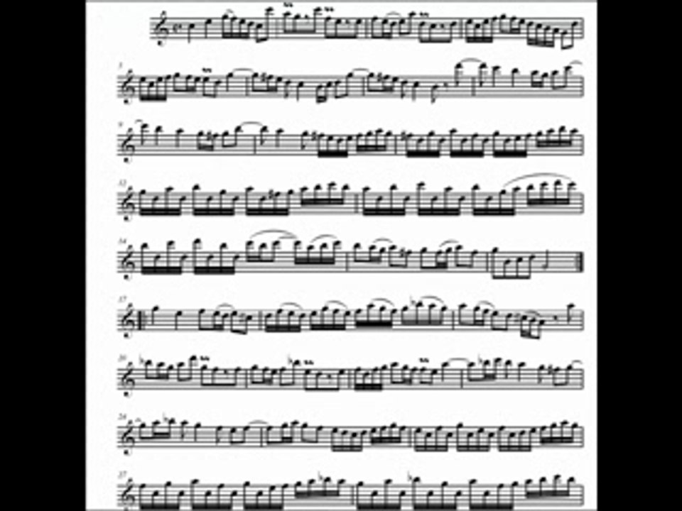 Sonate de Barsanti pour flûte à bec