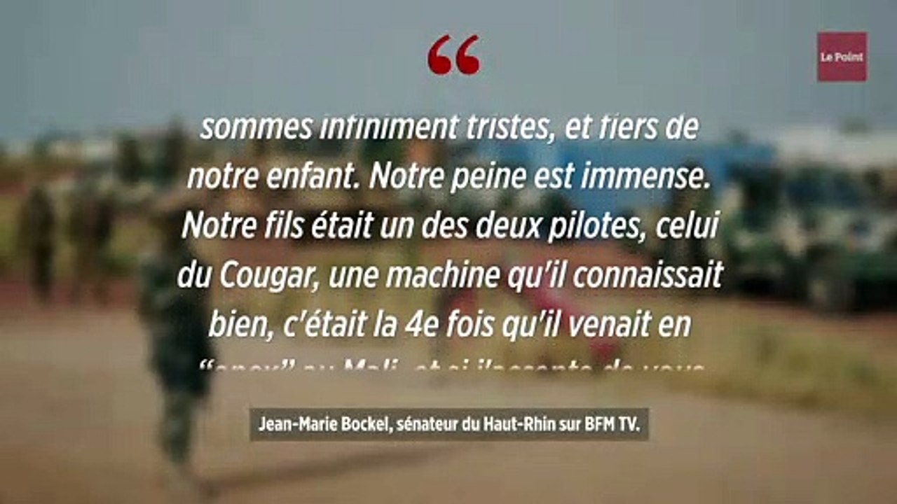 Militaires français tués au Mali : Jean-Marie Bockel « très fier » de son fils
