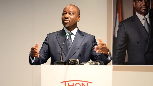 Guillaume Soro en campagne à Bruxelles devant un parterre de personnalités Belges et africaines
