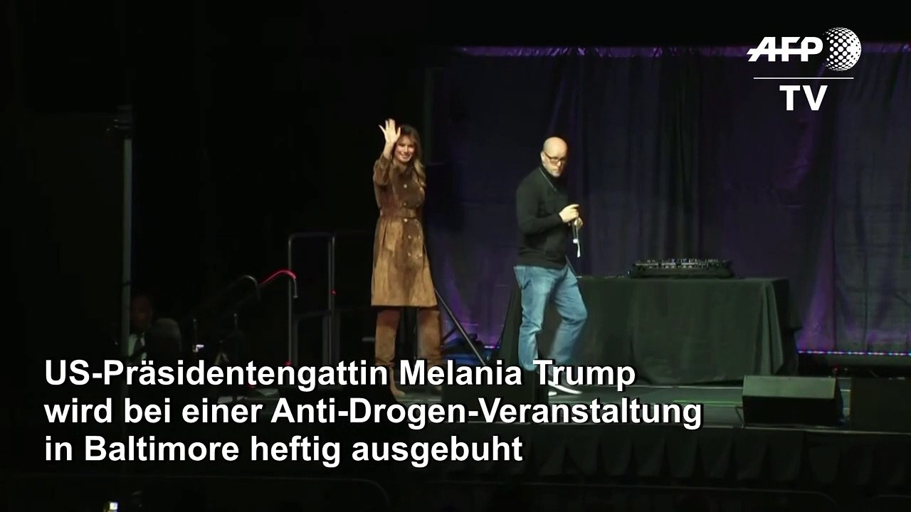 Melania Trump in Baltimore ausgebuht