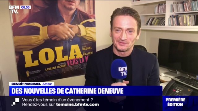 Elle va bien, elle se repose. Benoît Magimel donne des nouvelles rassurantes de Catherine Deneuve