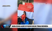 Gaya Maria Ozawa Dukung Timnas Indonesia di Sea Games 2019