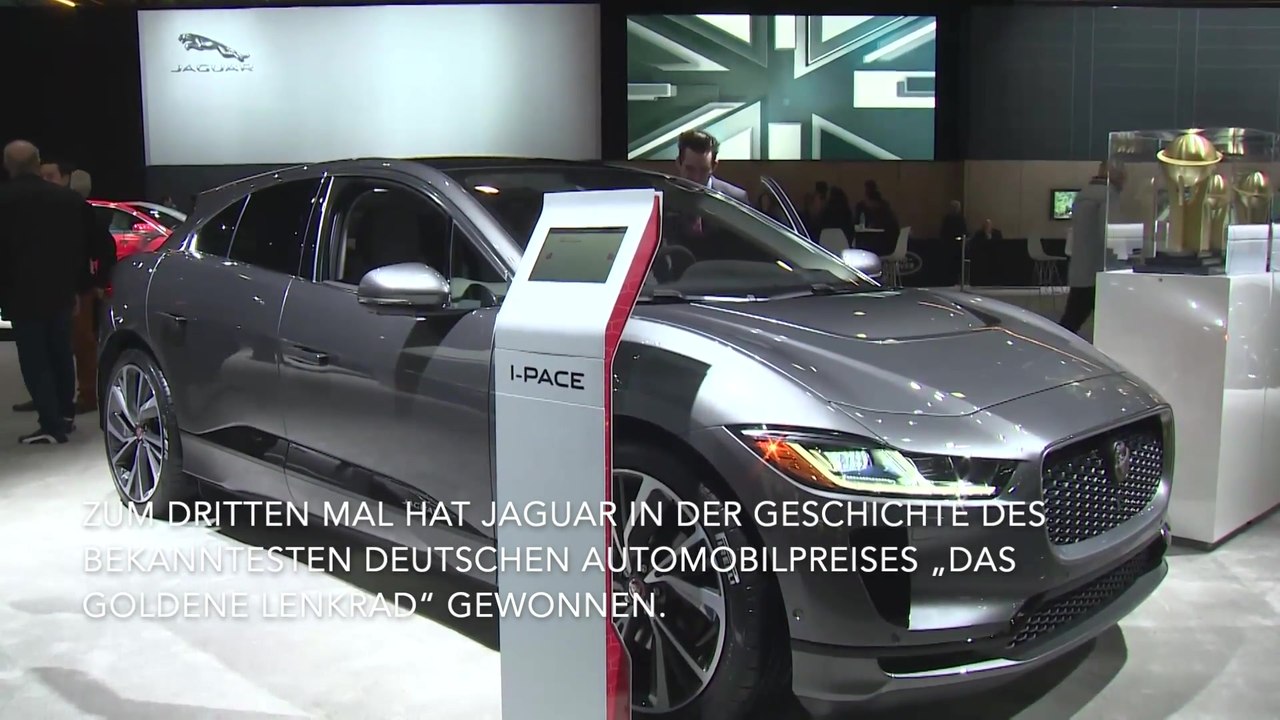 Der Jaguar I-PACE gewinnt Das Goldene Lenkrad