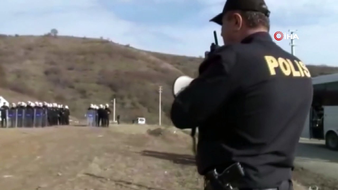 Sakarya Çevik Kuvvet ekiplerinin tatbikatı nefe...