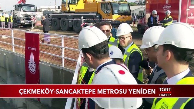 Çekmeköy-Sancaktepe Metrosunda Çalışmalar Yeniden Başladı