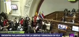 El senador Javier Maroto genera una fuerte trifulca tras criticar al dictador Maduro en la Asamblea Nacional de Venezuela
