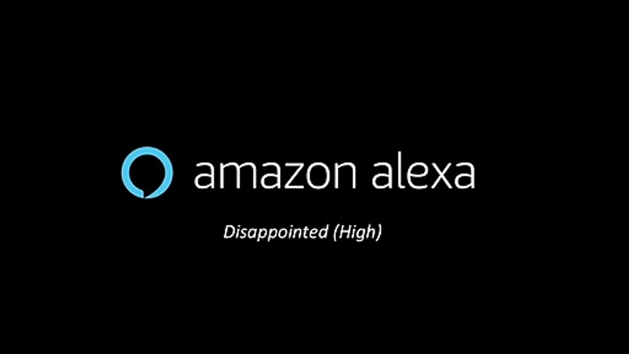 Alexa Emotions : déception