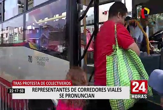 Tras protesta de colectiveros: representantes de corredores viales se pronuncian
